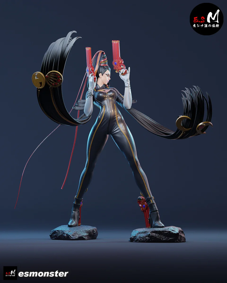 Bayonetta | Fan Art | 3D Printed Resin Model Garage Kit | *Un-Painted* | ES Monster 3