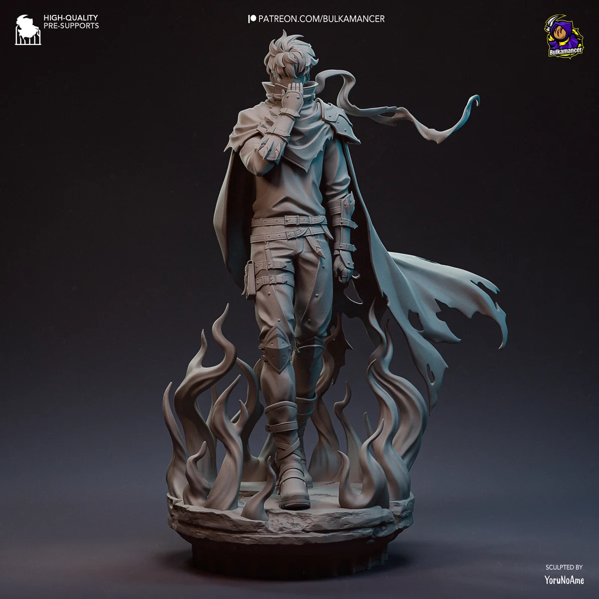Sung Jin-Woo | Fan Art | 3D Printed Resin Model Garage Kit | *Un-Painted* | Bulkamancer 7