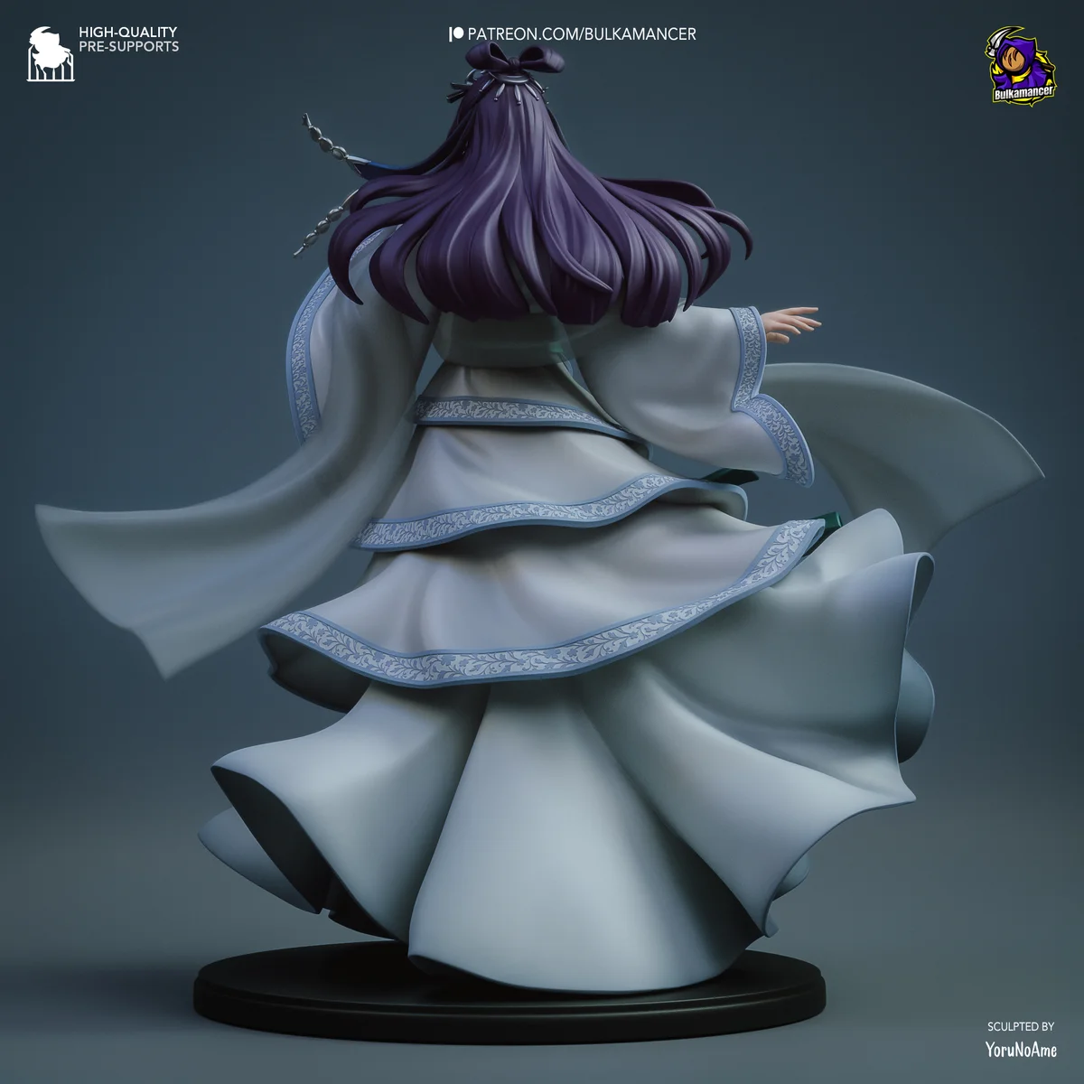 Jinshi | Fan Art | 3D Printed Resin Model Garage Kit | *Un-Painted* | Bulkamancer 4