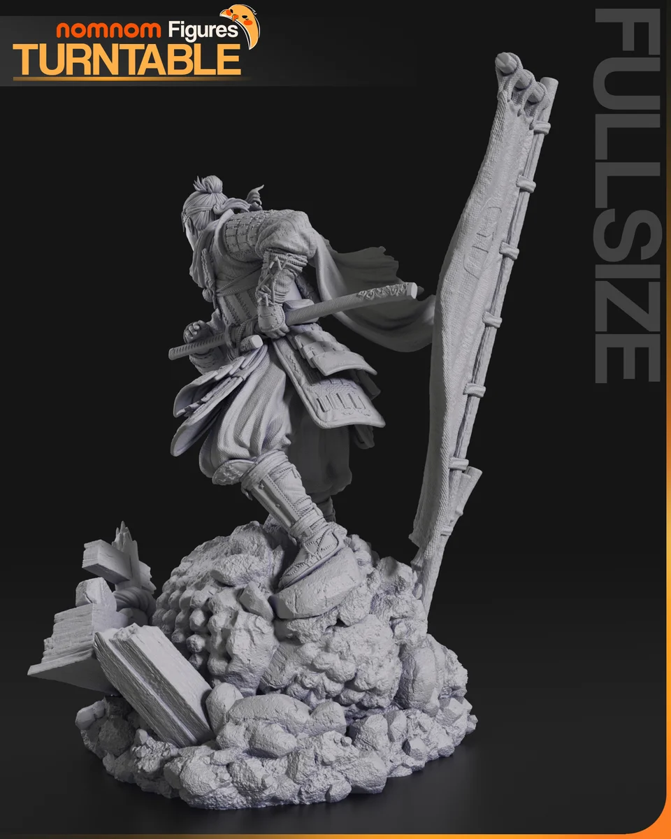 Jin Sakai | Fan Art | 3D Printed Resin Model Garage Kit | *Un-Painted* | Nomnom 7