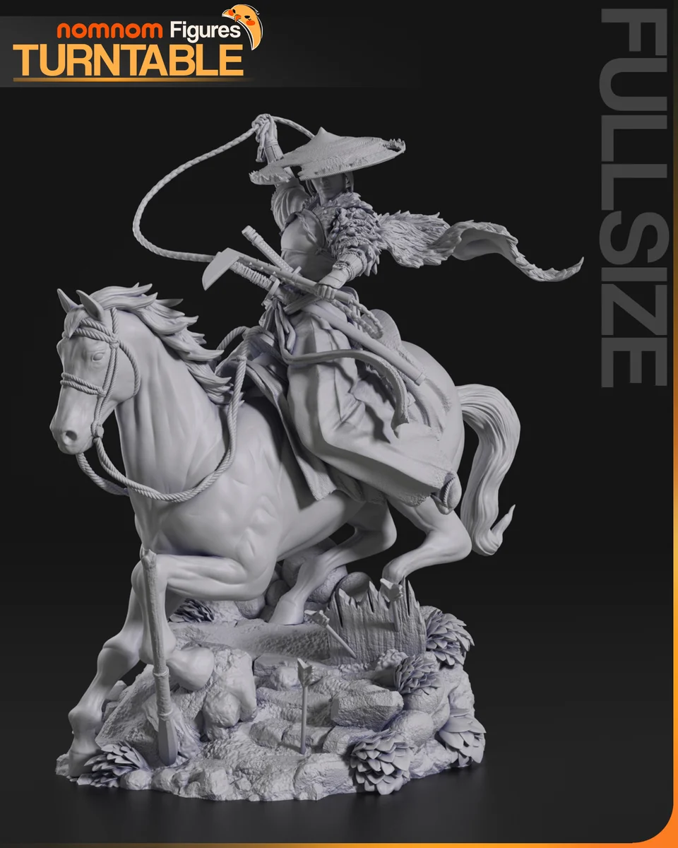 Atsu | Fan Art | 3D Printed Resin Model Garage Kit | *Un-Painted* | Nomnom 9