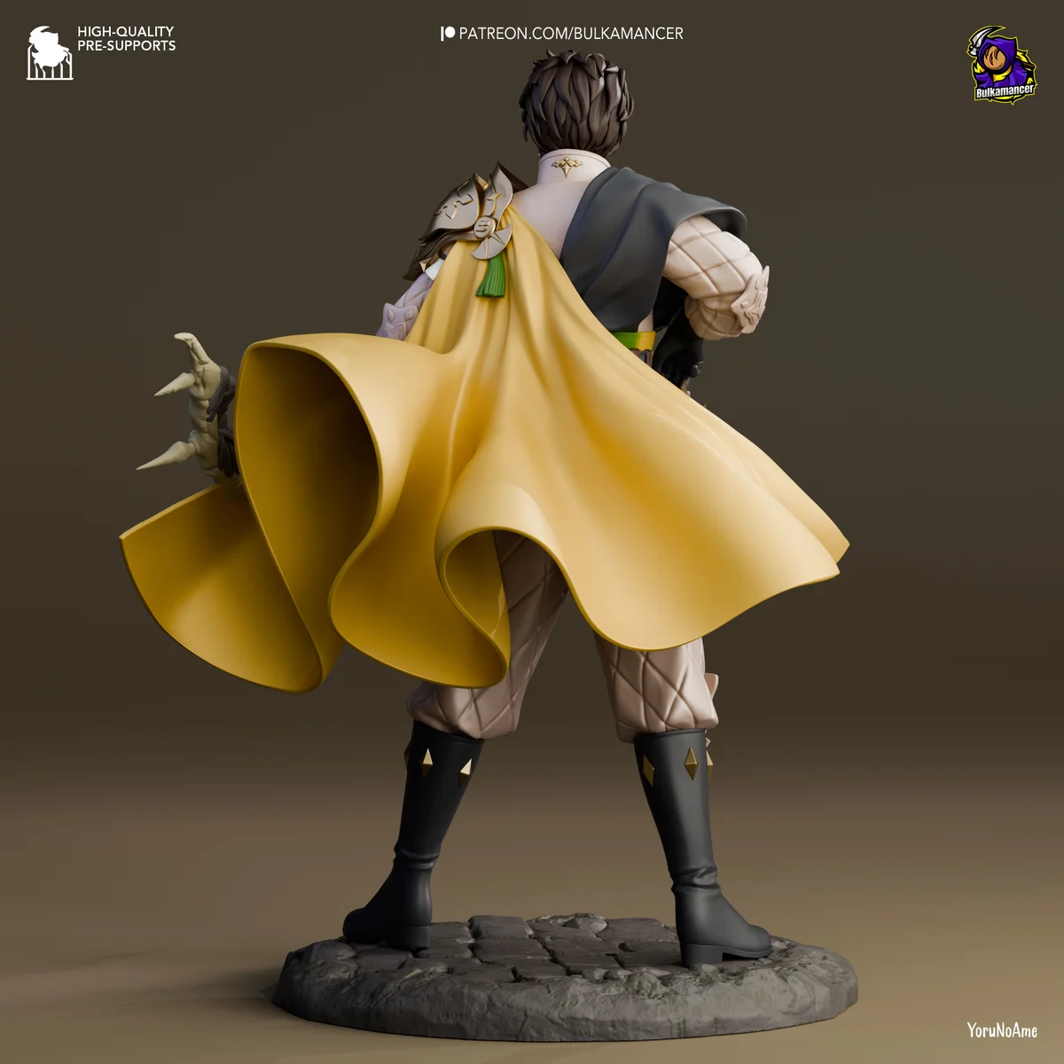 Claude | Fan Art | 3D Printed Resin Model Garage Kit | *Un-Painted* | Bulkamancer 3