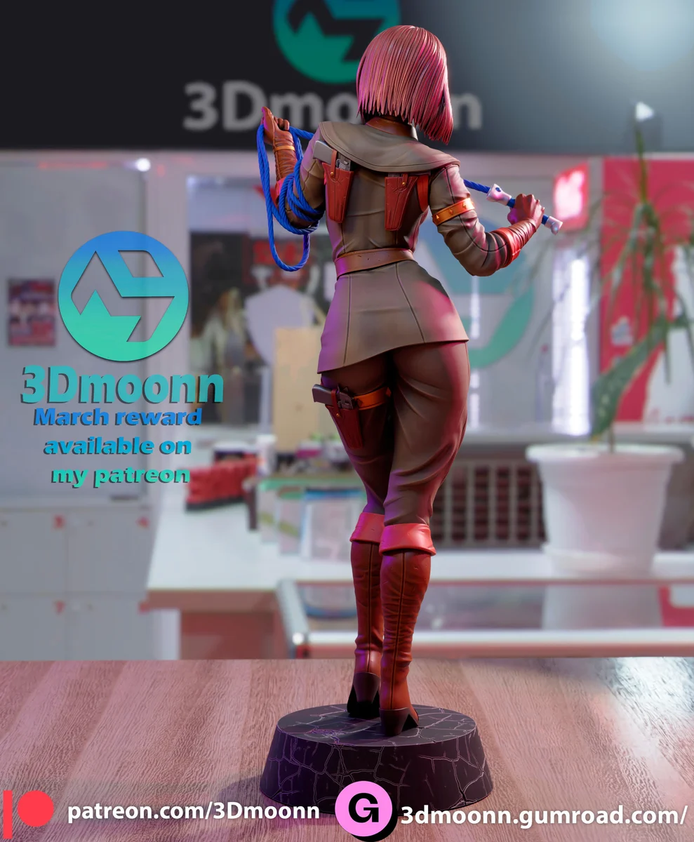 Whip | Fan Art | 3D Printed Resin Model Garage Kit | *Un-Painted* | 3DMoonn 5