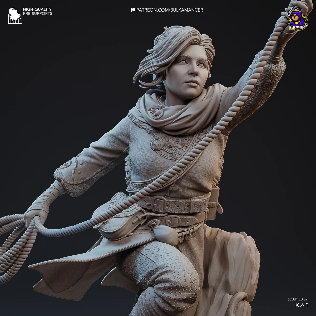 Zoe | Fan Art | 3D Printed Resin Model Garage Kit | *Un-Painted* | Bulkamancer 7