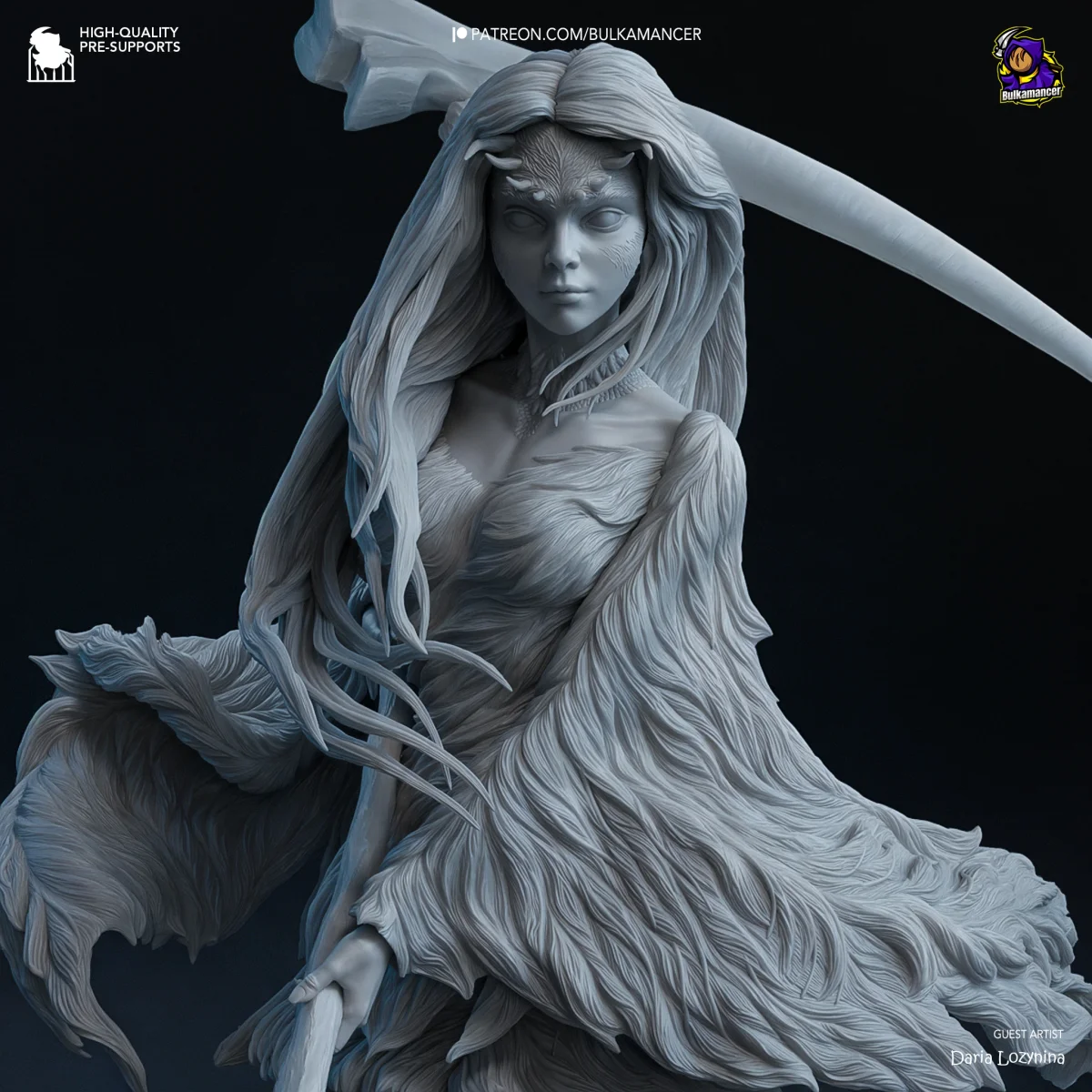 Crossbreed Priscilla | Fan Art | 3D Printed Resin Model Garage Kit | *Un-Painted* | Bulkamancer 6