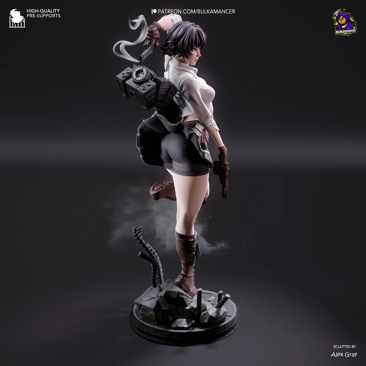 Lady (DMC) | Fan Art | 3D Printed Resin Model Garage Kit | *Un-Painted* | Bulkamancer 4