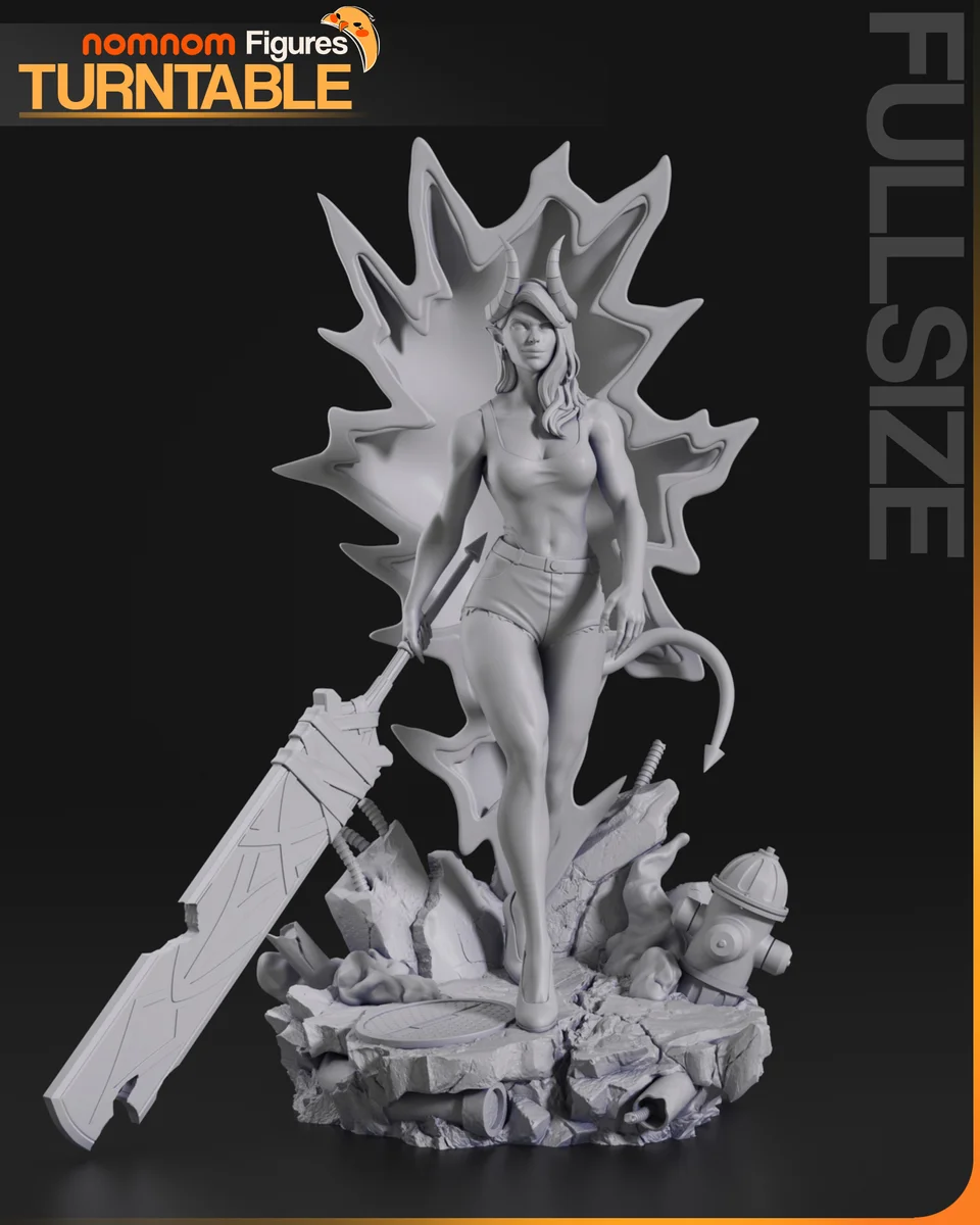 Malevola | Fan Art | 3D Printed Resin Model Garage Kit | *Un-Painted* | Nomnom 8