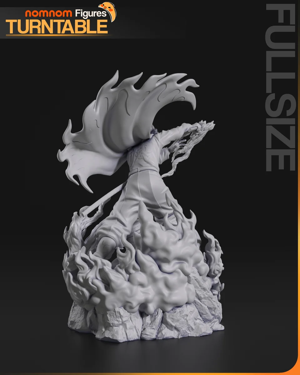 Kyojuro Rengoku | Fan Art | 3D Printed Resin Model Garage Kit | *Un-Painted* | Nomnom 7