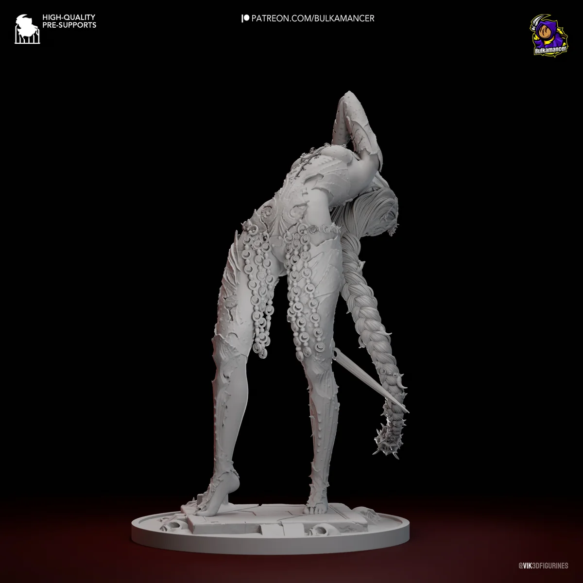 Orin the Red | Fan Art | 3D Printed Resin Model Garage Kit | *Un-Painted* | Bulkamancer 10
