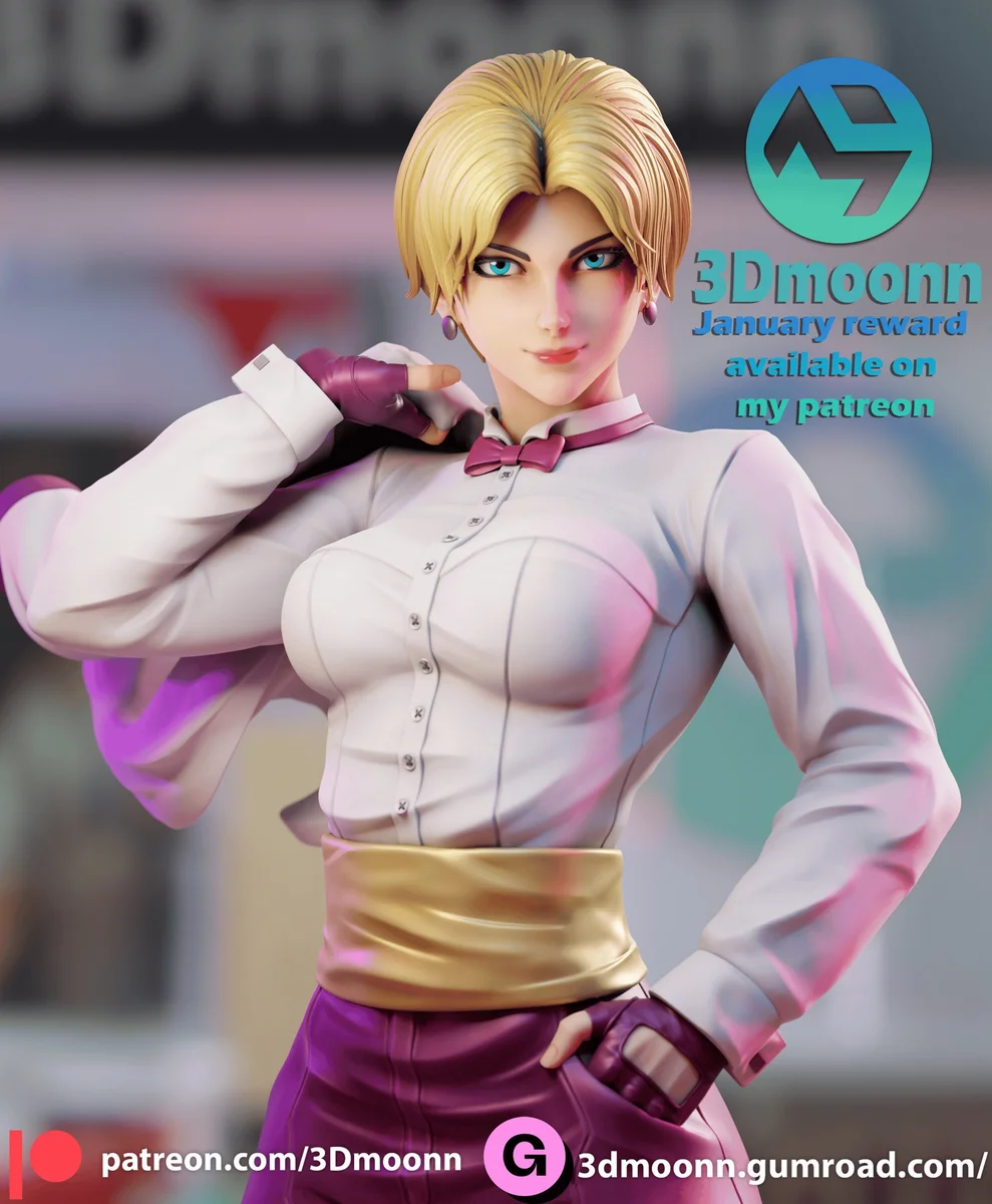 King | Fan Art | 3D Printed Resin Model Garage Kit | *Un-Painted* | 3DMoonn