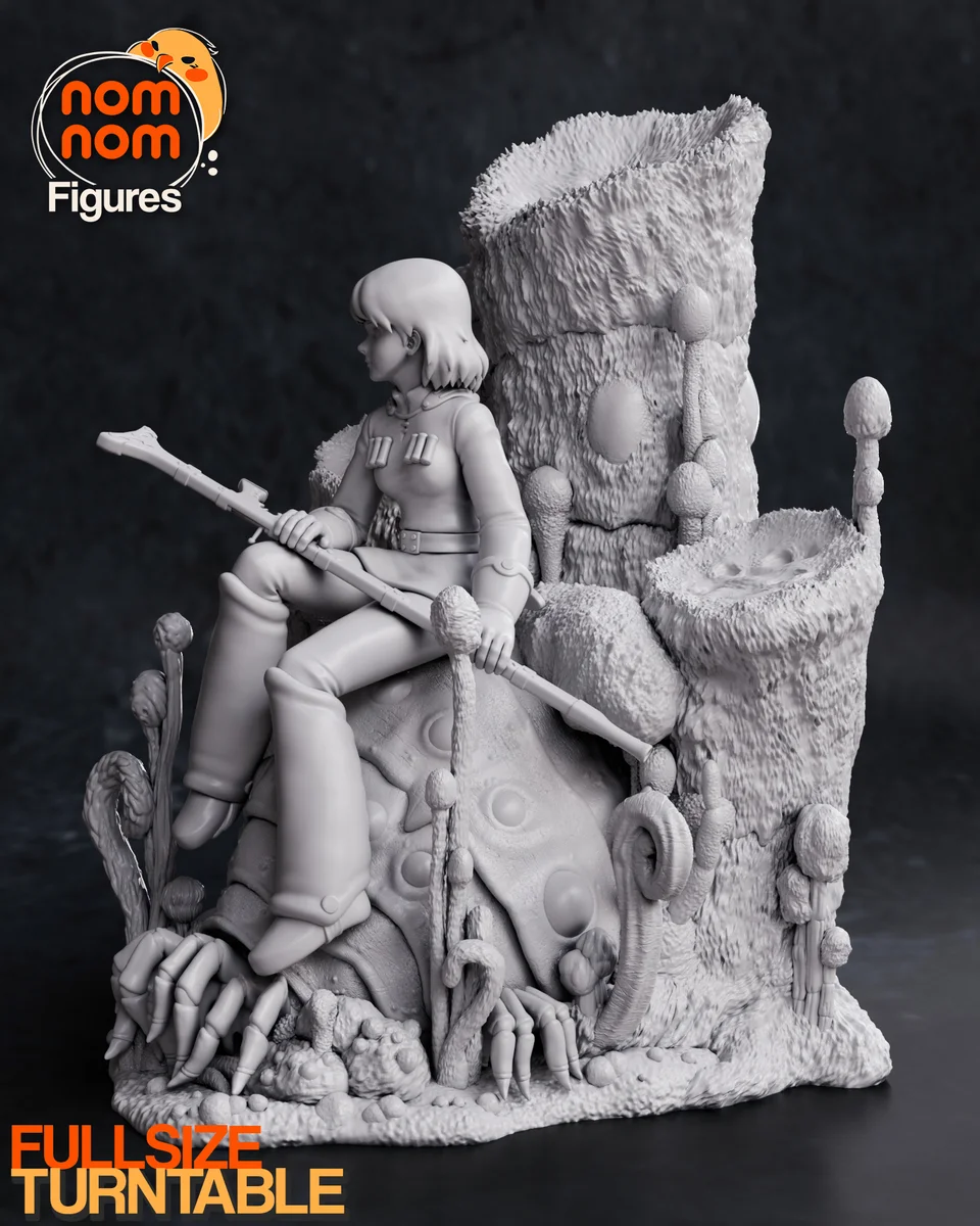 Nausicaa | Fan Art | 3D Printed Resin Model Garage Kit | *Un-Painted* | Nomnom 5