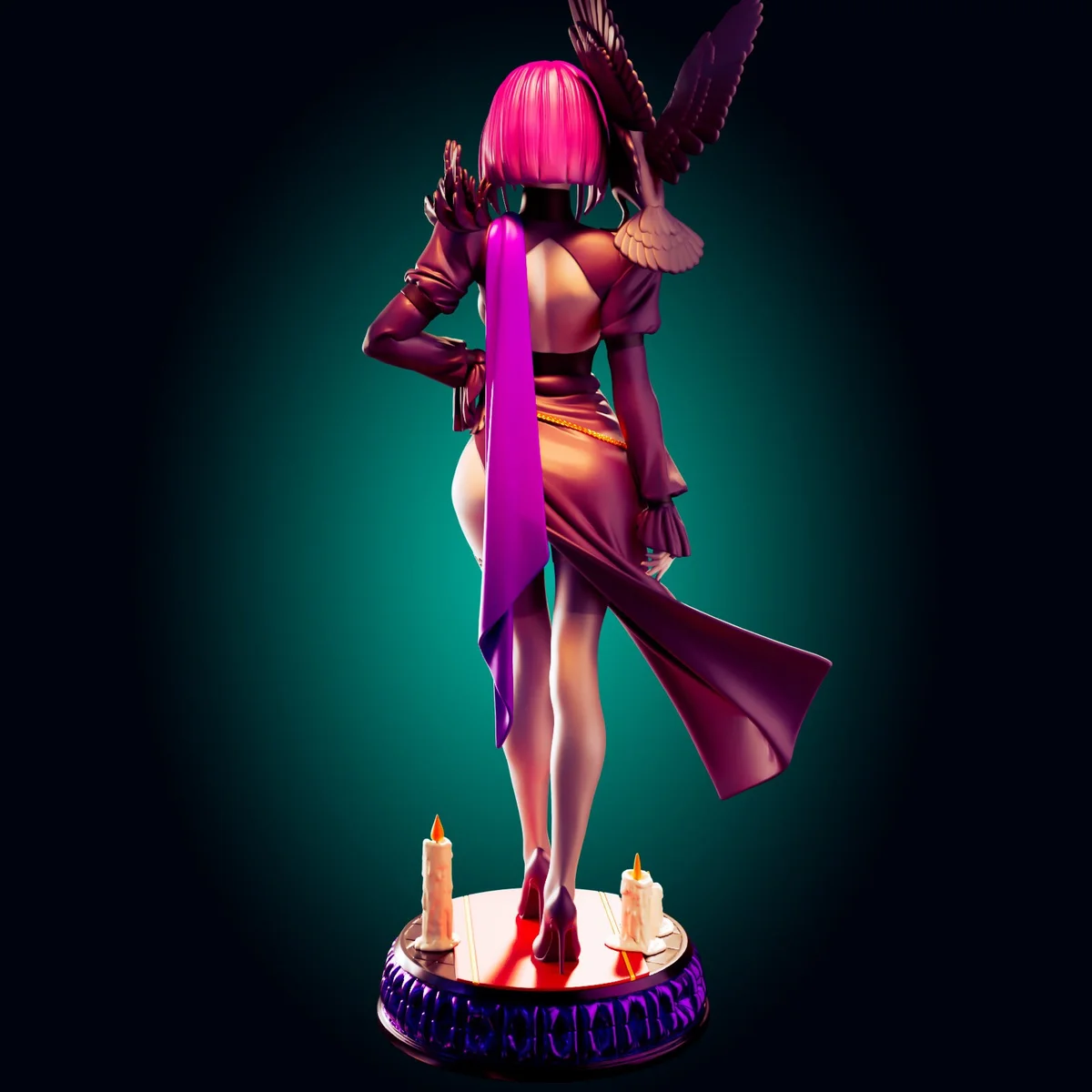 Raven | Fan Art | 3D Printed Resin Model Garage Kit | *Un-Painted* | Officer Rhu 4