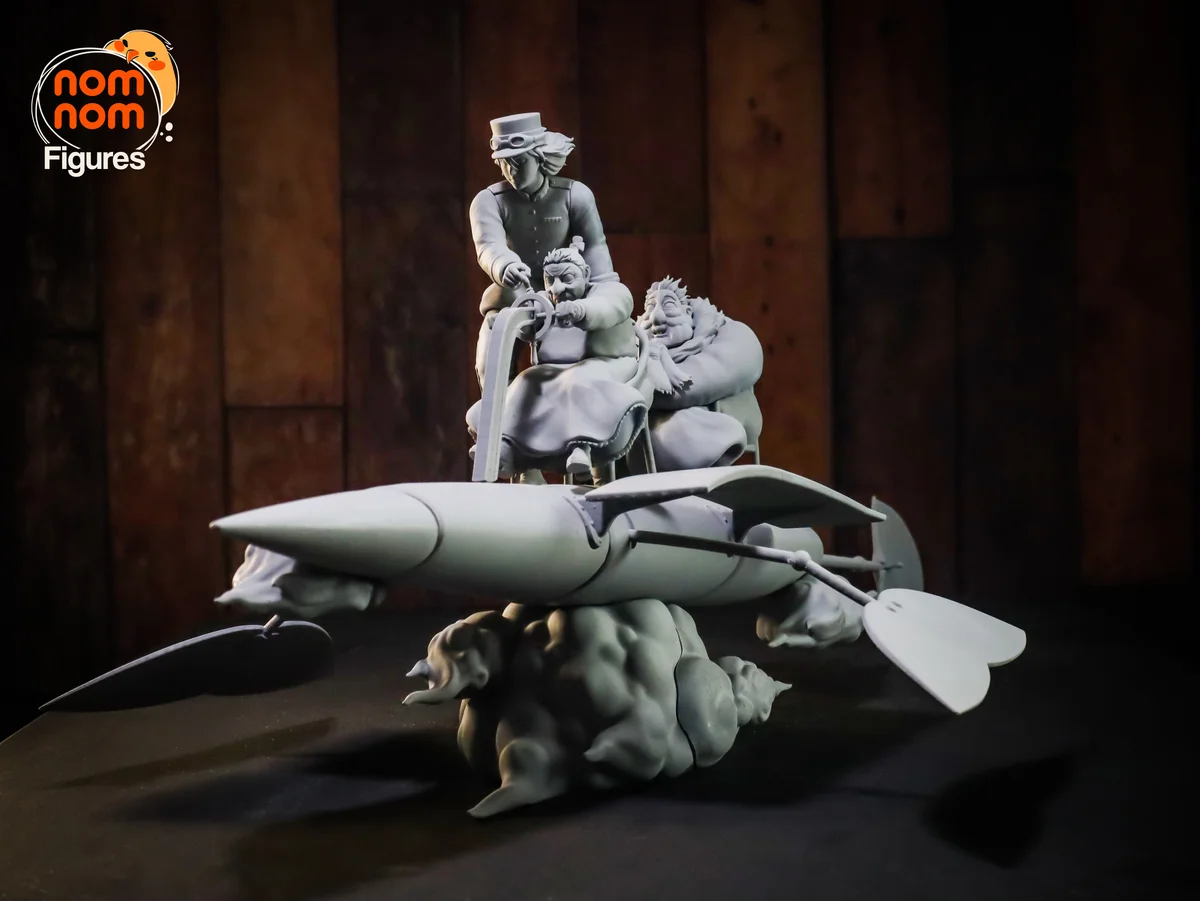 Howl | Fan Art | 3D Printed Resin Model Garage Kit | *Un-Painted* | Nomnom 10