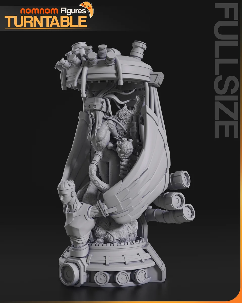 Jenova | Fan Art | 3D Printed Resin Model Garage Kit | *Un-Painted* | Nomnom 6