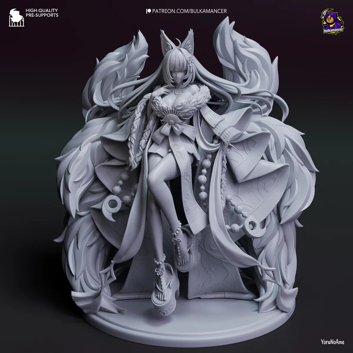 Musashi | Fan Art | 3D Printed Resin Model Garage Kit | *Un-Painted* | Bulkamancer 7