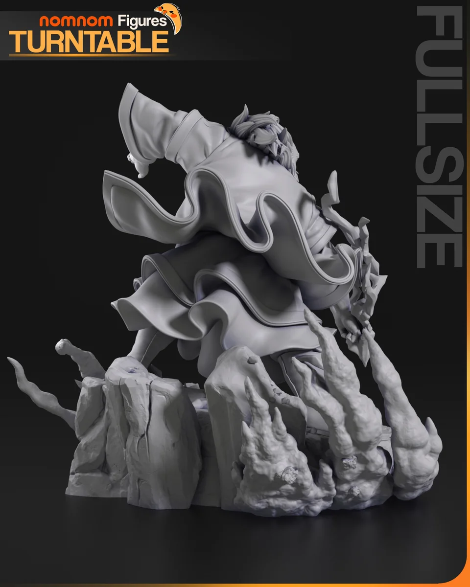 Uncle Iroh | Fan Art | 3D Printed Resin Model Garage Kit | *Un-Painted* | Nomnom 11