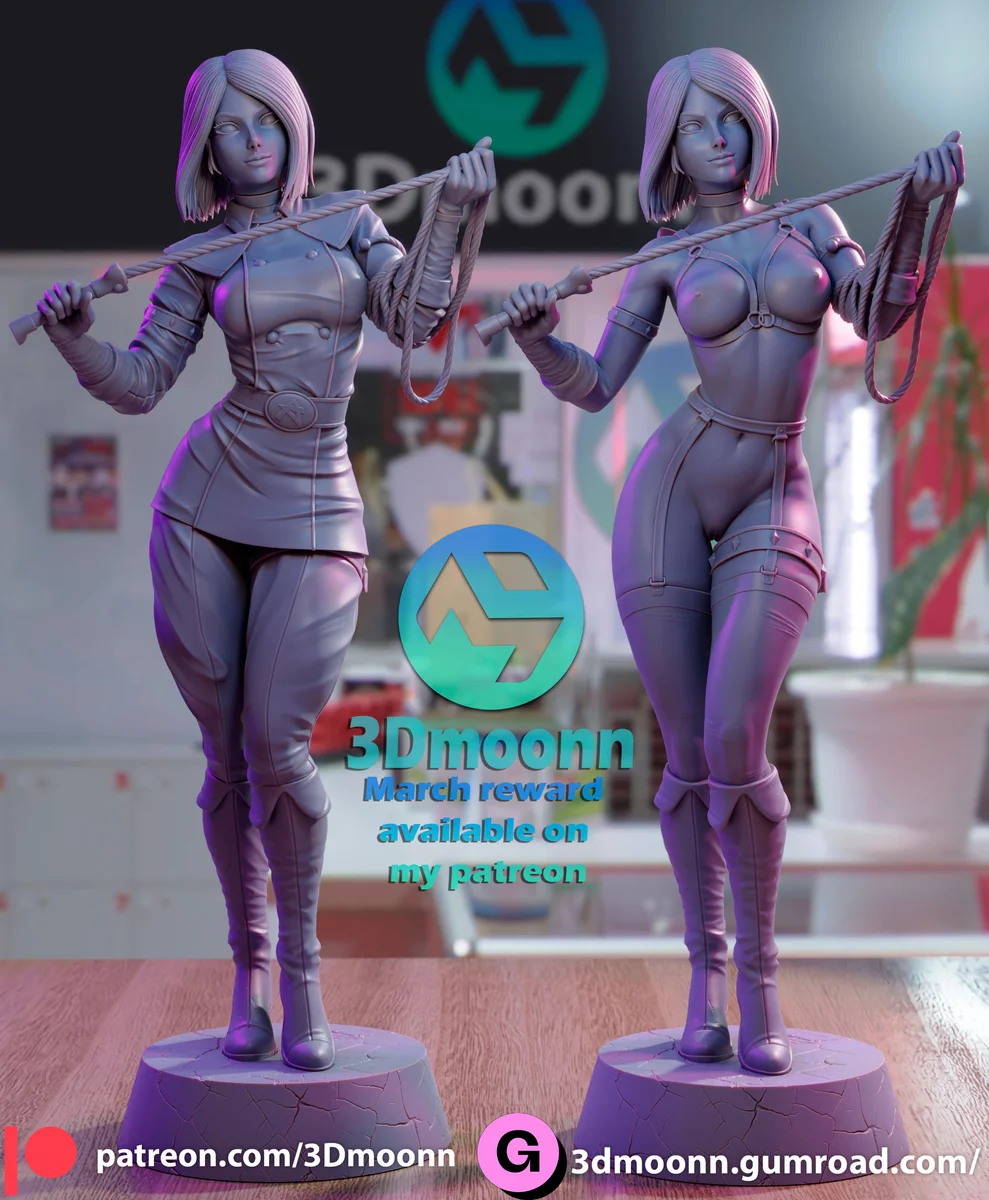 Whip | Fan Art | 3D Printed Resin Model Garage Kit | *Un-Painted* | 3DMoonn 10