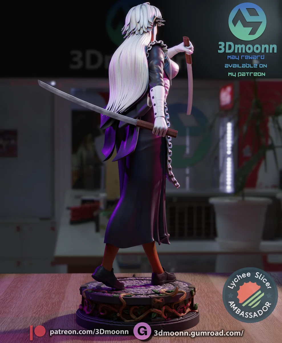 Reanette Elfelt | Fan Art | 3D Printed Resin Model Garage Kit | *Un-Painted* | 3DMoonn 3
