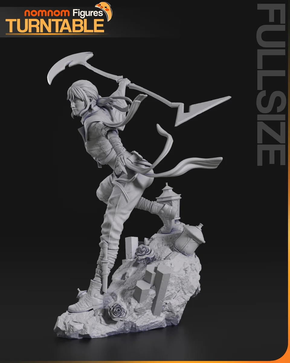Sciel | Fan Art | 3D Printed Resin Model Garage Kit | *Un-Painted* | Nomnom 9