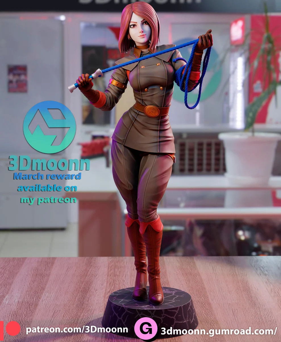 Whip | Fan Art | 3D Printed Resin Model Garage Kit | *Un-Painted* | 3DMoonn 6