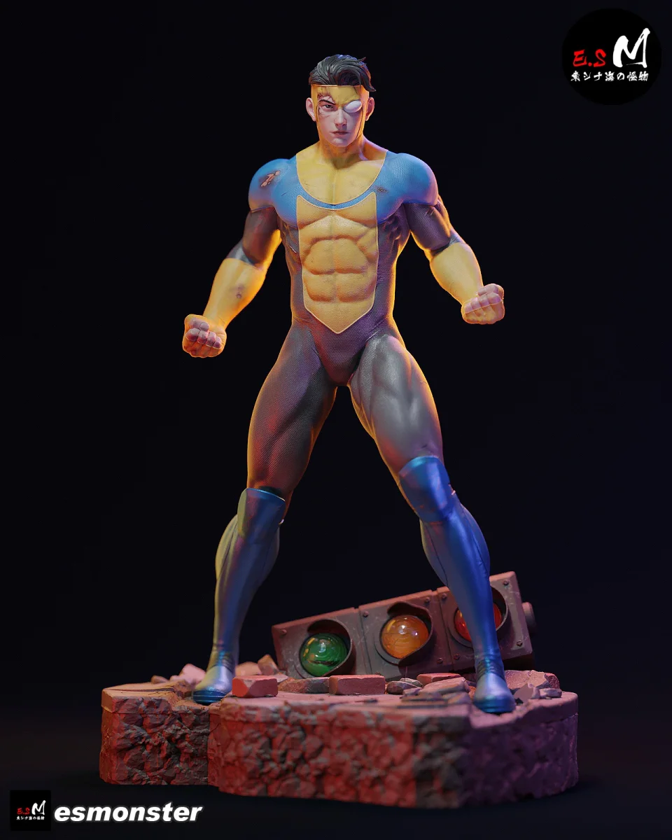 Invincible | Fan Art | 3D Printed Resin Model Garage Kit | *Un-Painted* | ES Monster 3