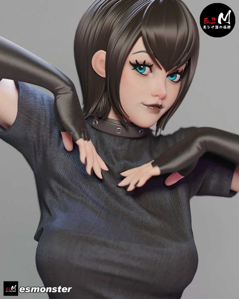 Mavis Dracula (Pose 1) | Fan Art | 3D Printed Resin Model Garage Kit | *Un-Painted* | ES Monster