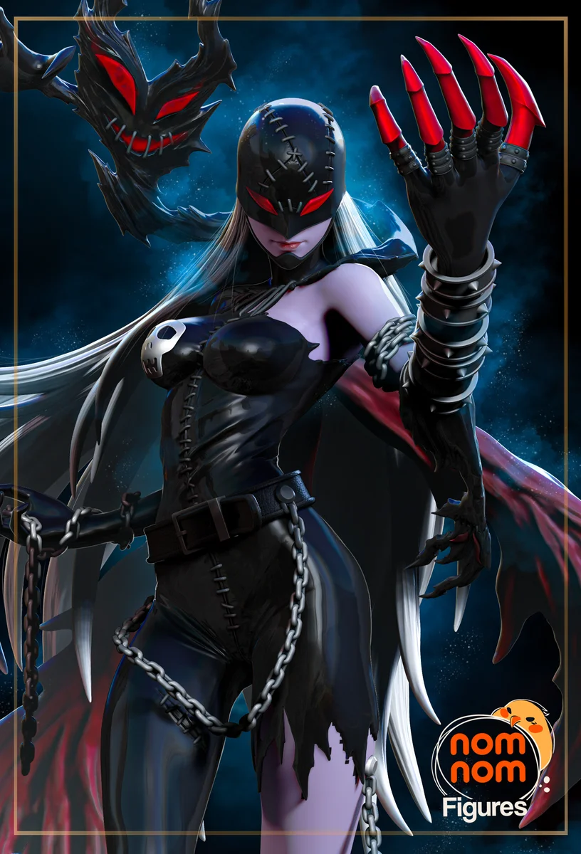 Lady Devimon | Fan Art | 3D Printed Resin Model Garage Kit | *Un-Painted* | Nomnom