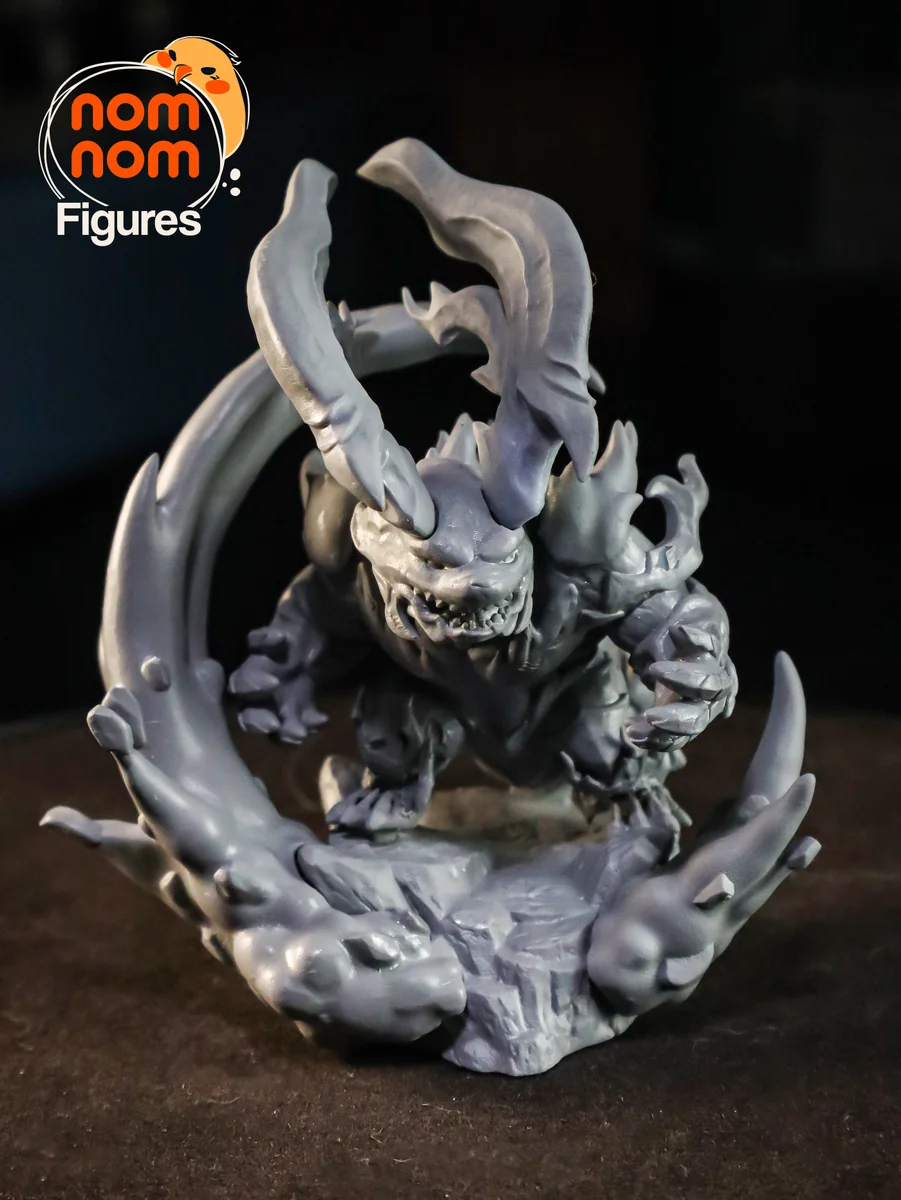 Chibi Ifrit | Fan Art | 3D Printed Resin Model Garage Kit | *Un-Painted* | Nomnom 9