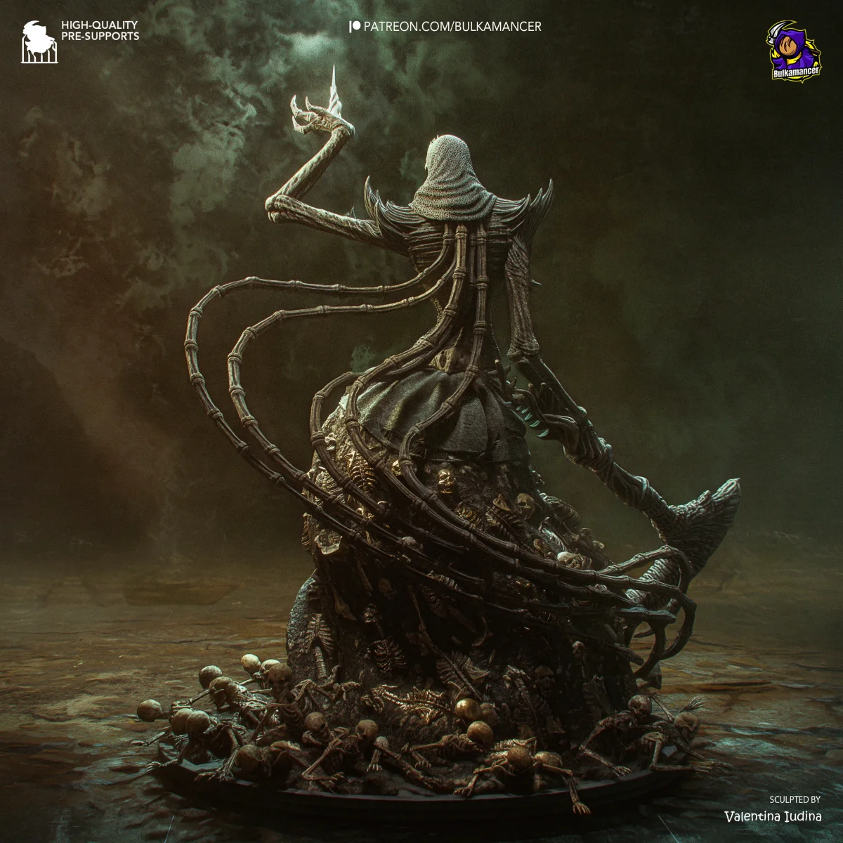 Nashandra | Fan Art | 3D Printed Resin Model Garage Kit | *Un-Painted* | Bulkamancer 3