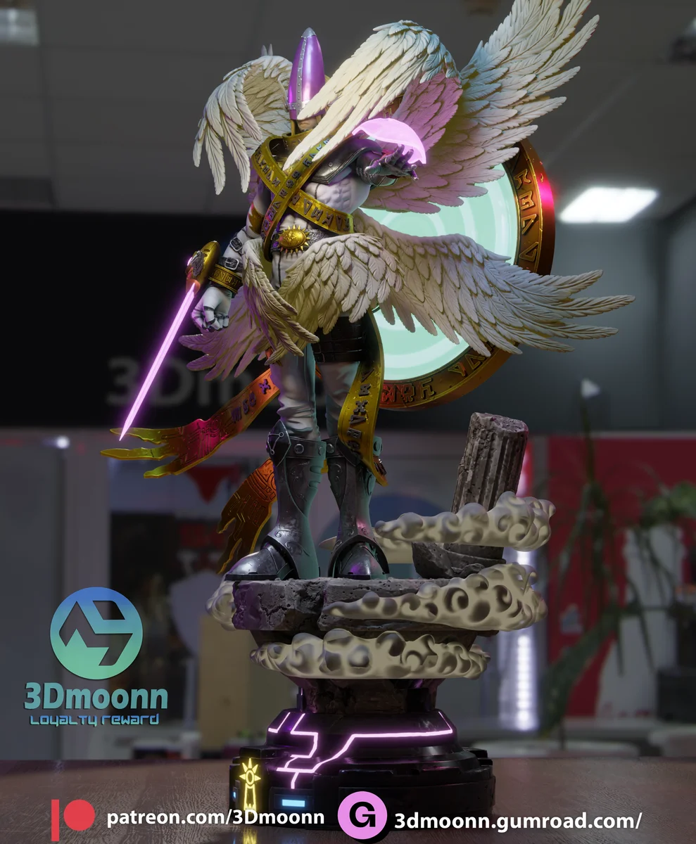 Holyangemon | Fan Art | 3D Printed Resin Model Garage Kit | *Un-Painted* | 3DMoonn 6