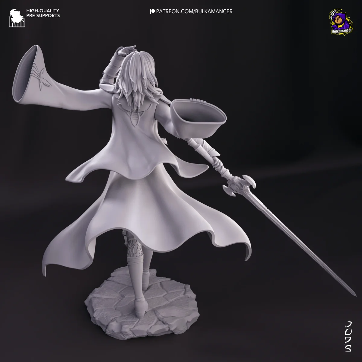 Byleth | Fan Art | 3D Printed Resin Model Garage Kit | *Un-Painted* | Bulkamancer 7