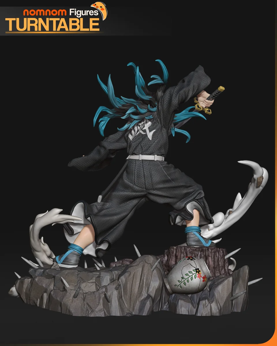 Muichiro | Fan Art | 3D Printed Resin Model Garage Kit | *Un-Painted* | Nomnom 5