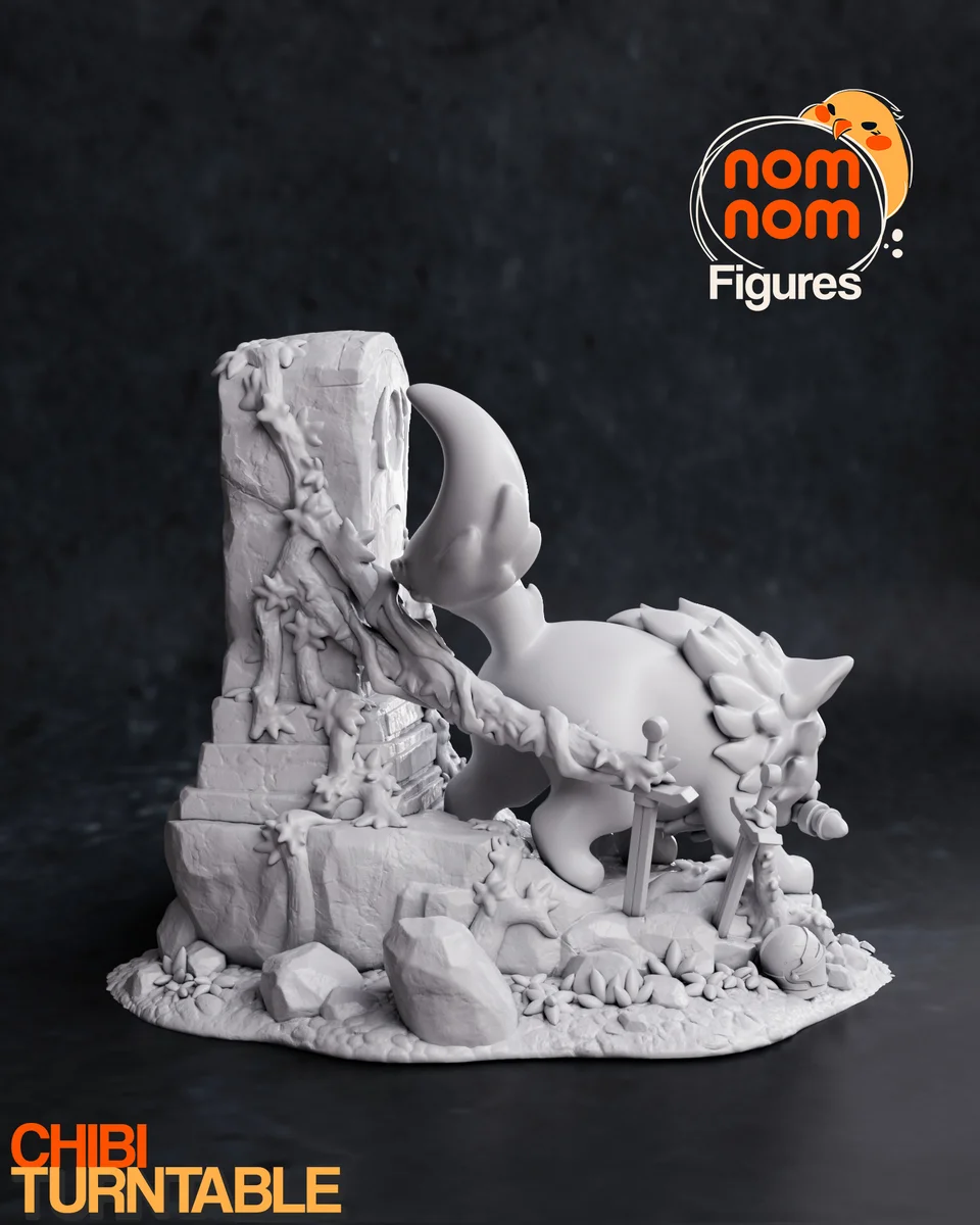 Chibi Great Grey Wolf Sif | Fan Art | 3D Printed Resin Model Garage Kit | *Un-Painted* | Nomnom 5