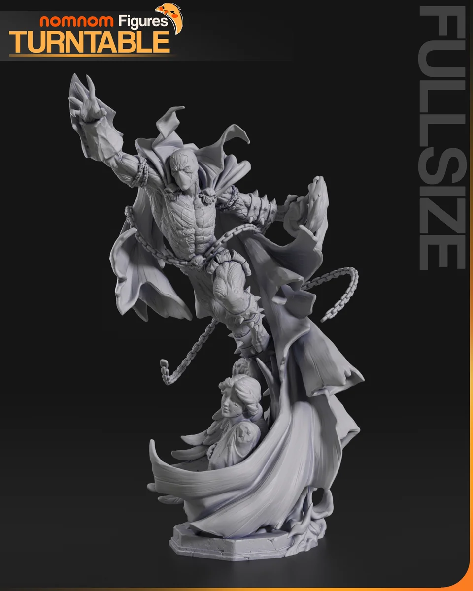 Spawn | Fan Art | 3D Printed Resin Model Garage Kit | *Un-Painted* | Nomnom 10