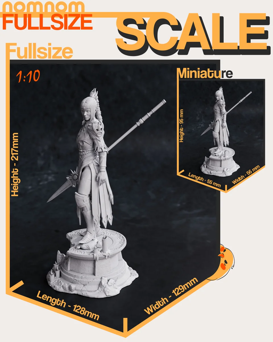 Shadow Heart | Fan Art | 3D Printed Resin Model Garage Kit | *Un-Painted* | Nomnom 4