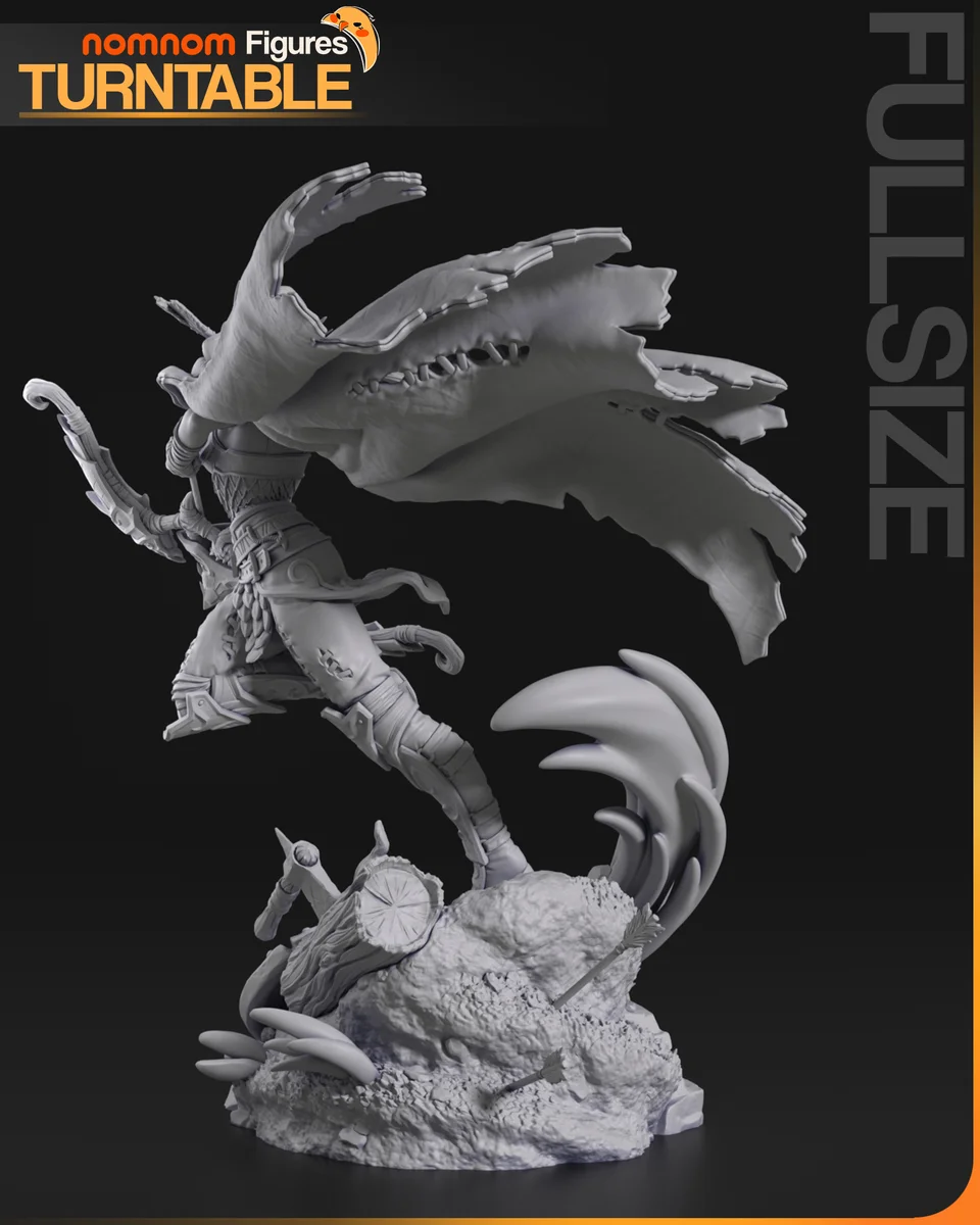 Alleria Windrunner | Fan Art | 3D Printed Resin Model Garage Kit | *Un-Painted* | Nomnom 11
