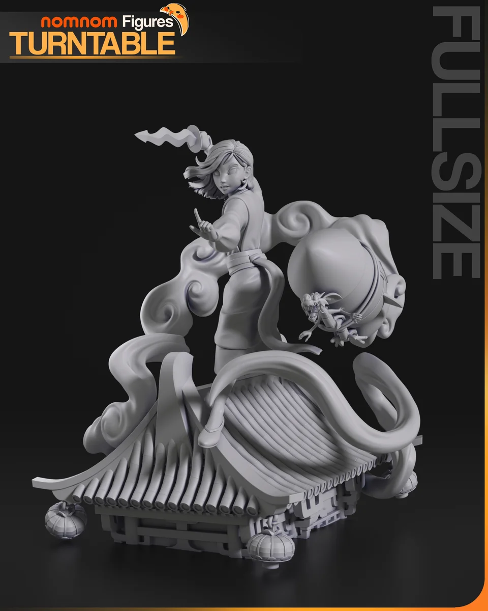 Mulan | Fan Art | 3D Printed Resin Model Garage Kit | *Un-Painted* | Nomnom 4