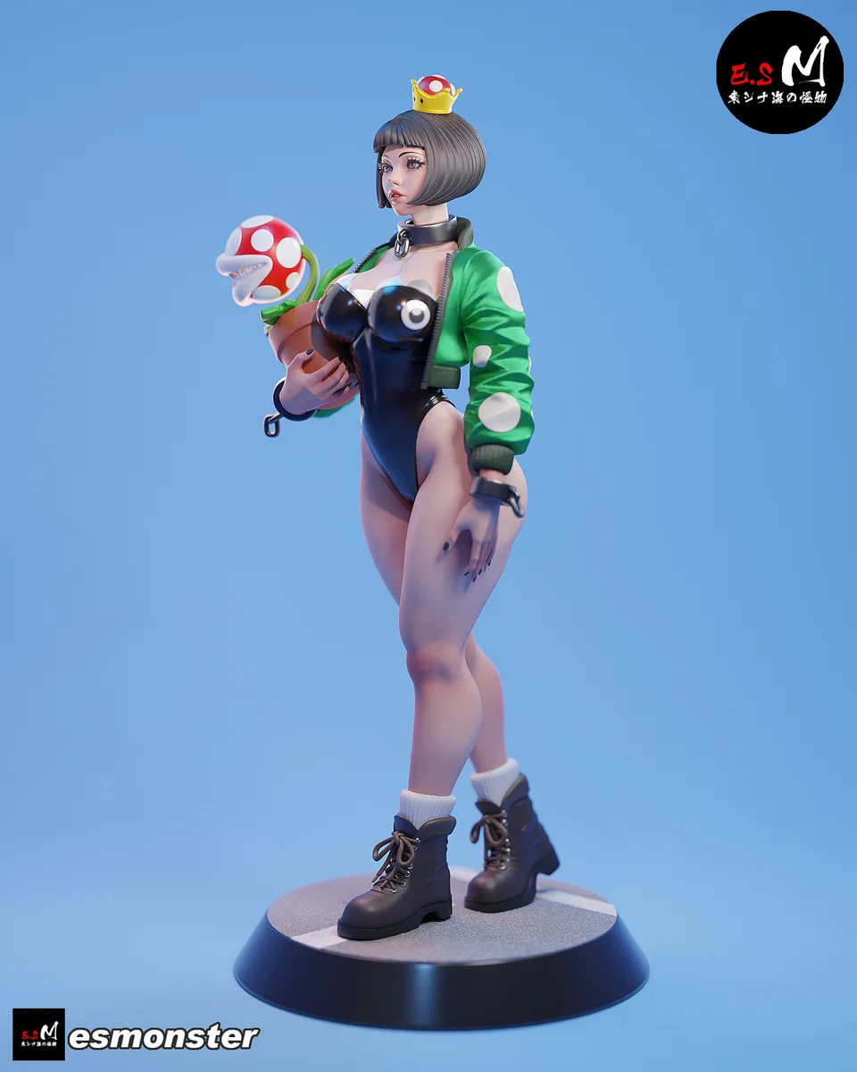 Chompette | Fan Art | 3D Printed Resin Model Garage Kit | *Un-Painted* | ES Monster 7