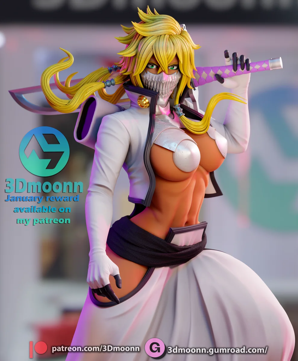 Tier Harribel | Fan Art | 3D Printed Resin Model Garage Kit | *Un-Painted* | 3DMoonn