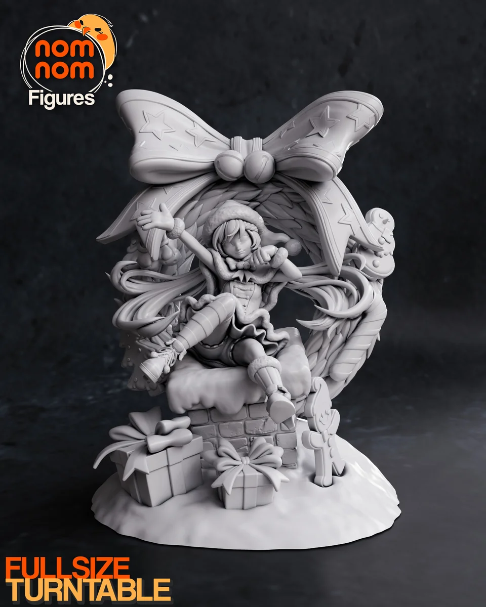 Bella Bells | Fan Art | 3D Printed Resin Model Garage Kit | *Un-Painted* | Nomnom 8