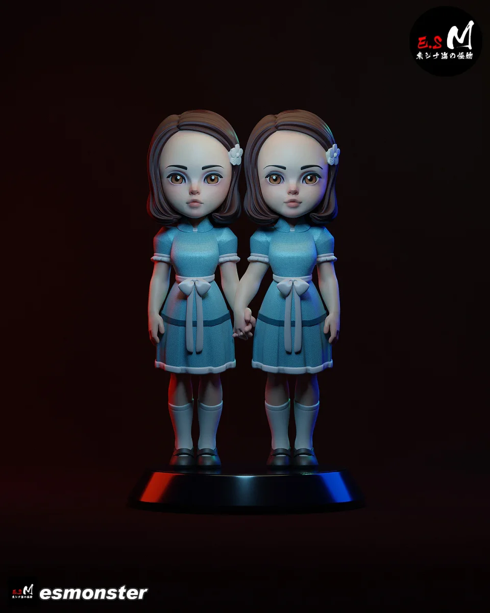 Shining Sisters | Fan Art | 3D Printed Resin Model Garage Kit | *Un-Painted* | ES Monster