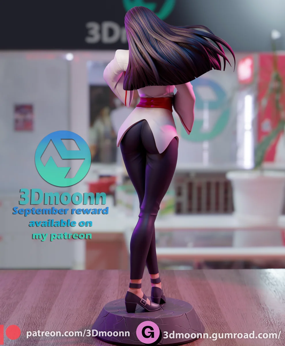 Chizuru | Fan Art | 3D Printed Resin Model Garage Kit | *Un-Painted* | 3DMoonn 4