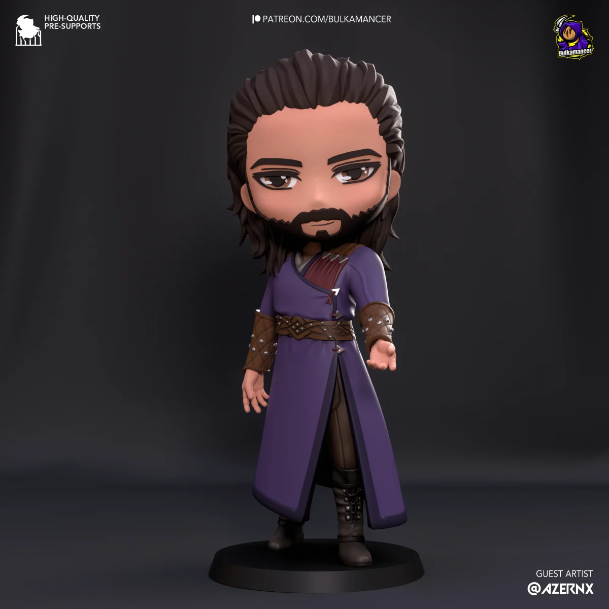 Chibi Origin Characters (Complete Set of 6) | Fan Art | 3D Printed Resin Model Garage Kit | *Un-Painted* | Bulkamancer 4