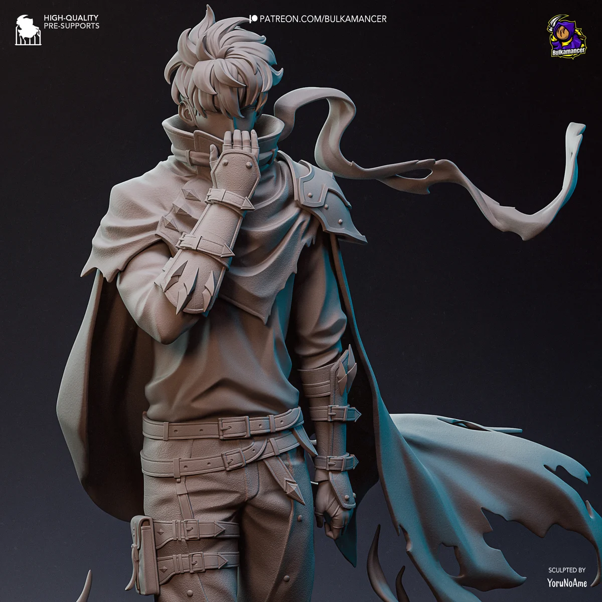 Sung Jin-Woo | Fan Art | 3D Printed Resin Model Garage Kit | *Un-Painted* | Bulkamancer 6
