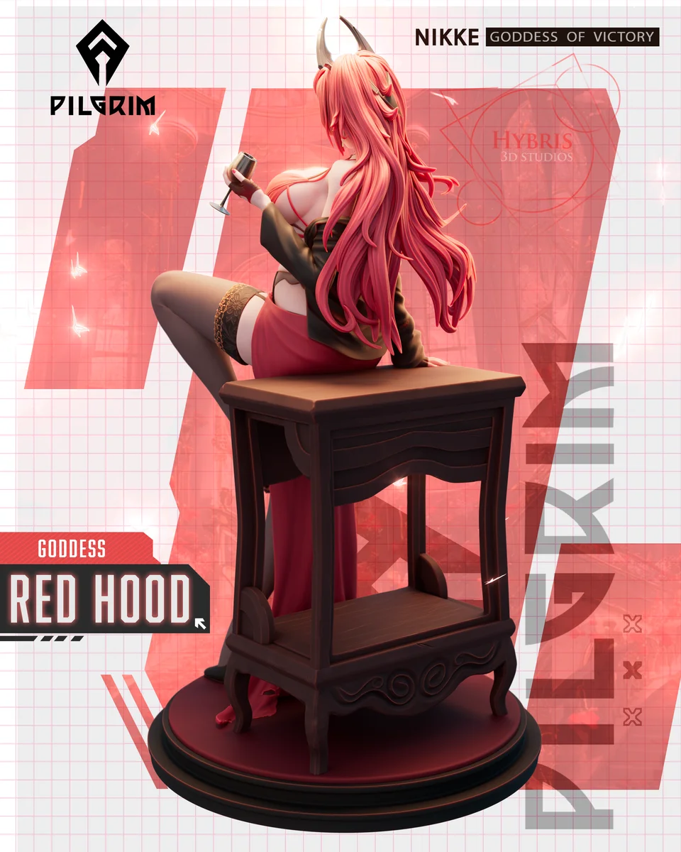 Red Hood | Fan Art | 3D Printed Resin Model Garage Kit | *Un-Painted* | Hybris Studios 4