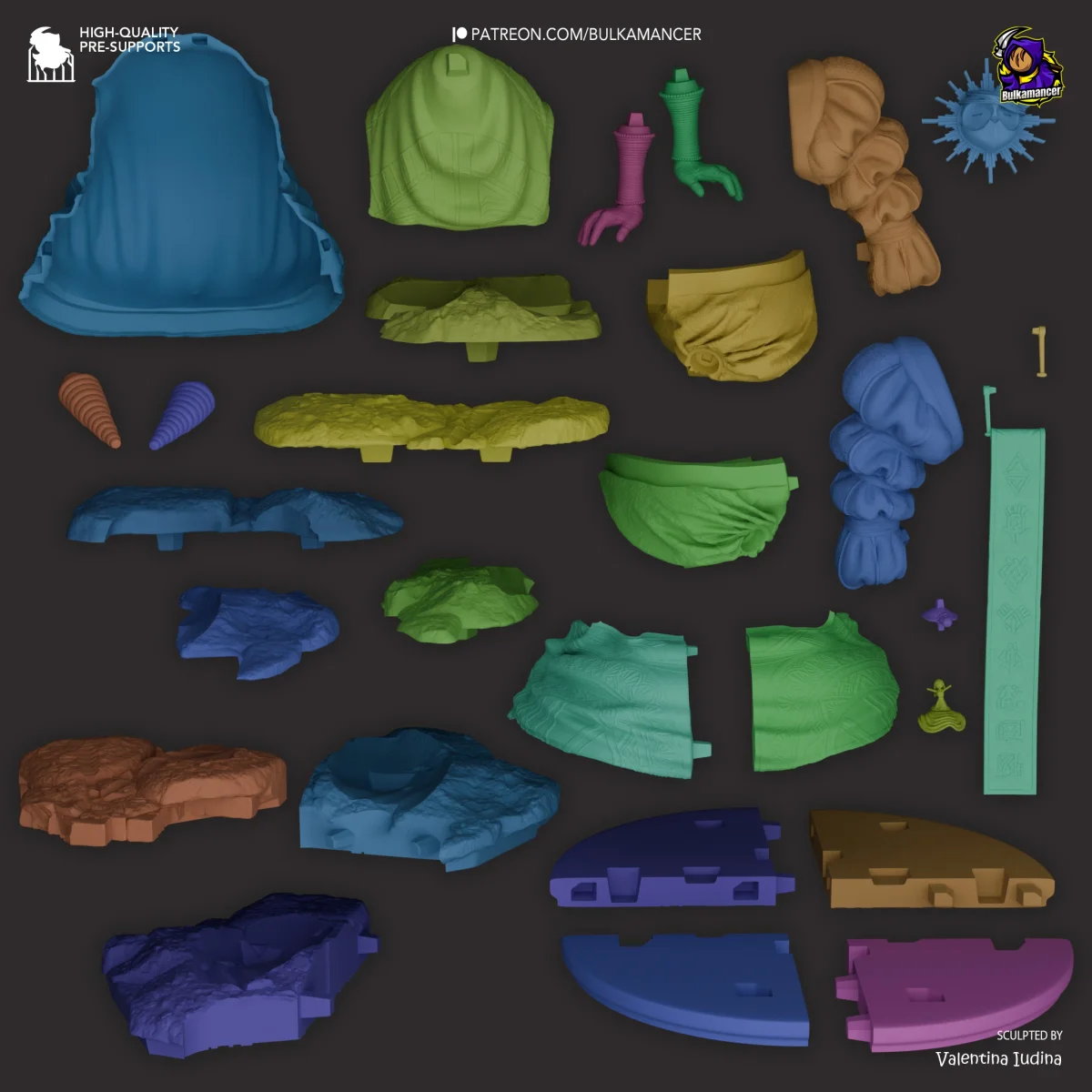 Esquie | Fan Art | 3D Printed Resin Model Garage Kit | *Un-Painted* | Bulkamancer 6