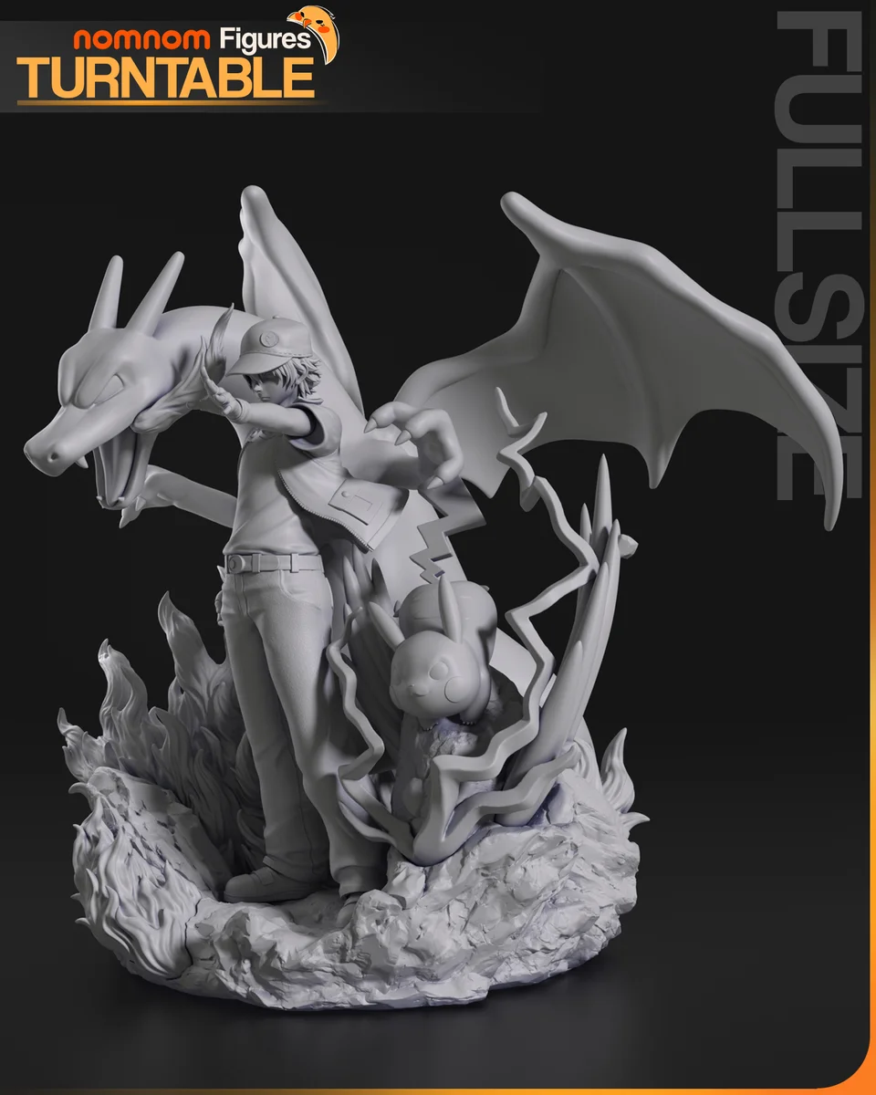 Red | Fan Art | 3D Printed Resin Model Garage Kit | *Un-Painted* | Nomnom 6