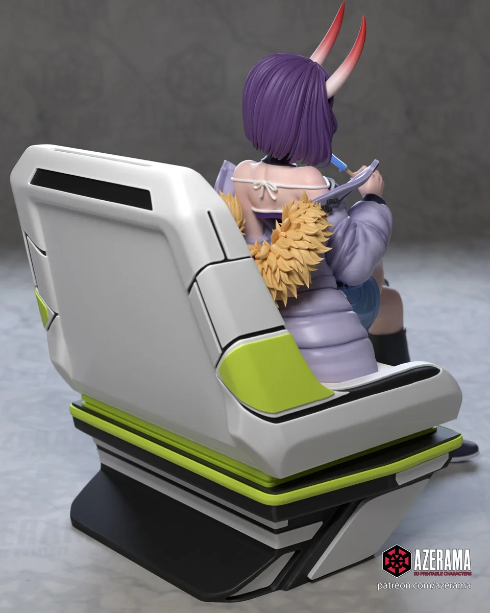 Shuten - MC | Fan Art | 3D Printed Resin Model Garage Kit | *Un-Painted* | Azerama 4