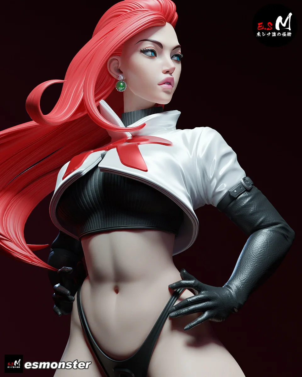 Jessie | Fan Art | 3D Printed Resin Model Garage Kit | *Un-Painted* | ES Monster 5
