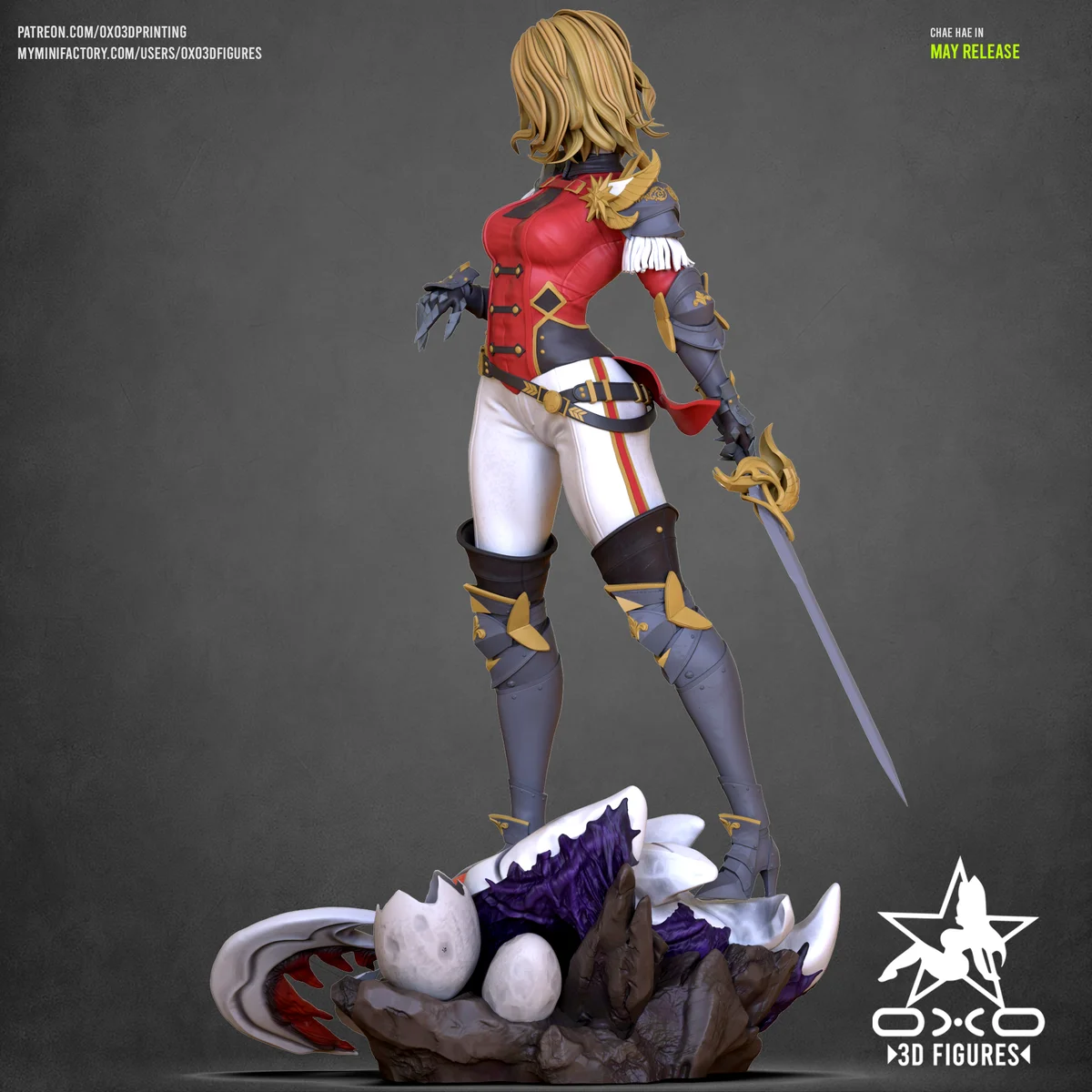 Chae Hae | Fan Art | 3D Printed Resin Model Garage Kit | *Un-Painted* | OXO3D 4